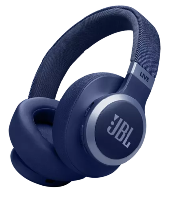 Jbllive770ncblu jbl tune 770nc wireless over ear noise cancelling headphones blue