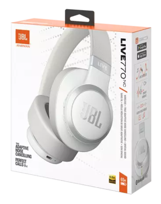 Jbllive770ncwht jbl tune 770nc wireless over ear noise cancelling headphones white3