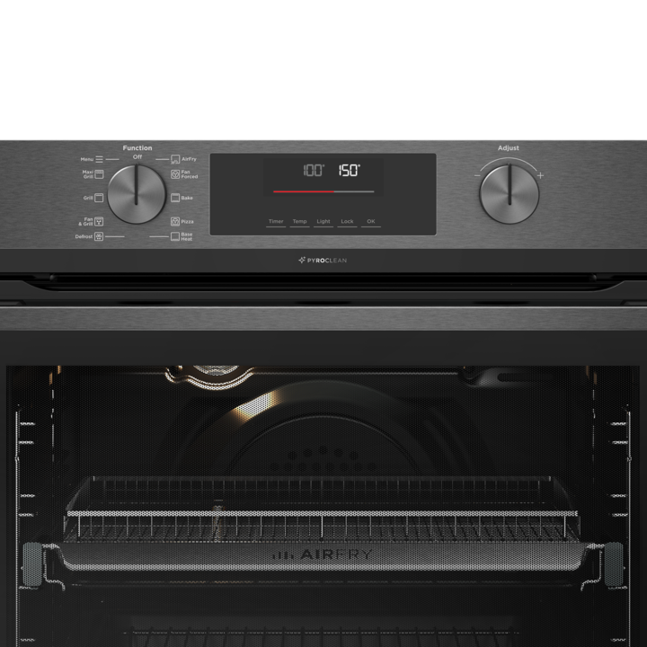 Wvep6716dd westinghouse 10 function dark stainless steel oven with pyro   airfry %283%29