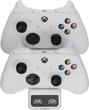 Pxspdcsw   powerplay xbox dual charging station white %284%29