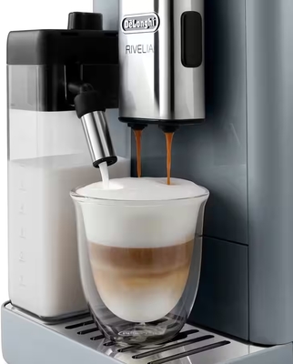 Exam44055g   de'longhi automatic coffee machine rivelia artic white %284%29