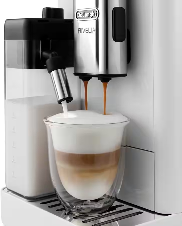 Exam44055w   de'longhi automatic coffee machine rivelia pebble grey %283%29