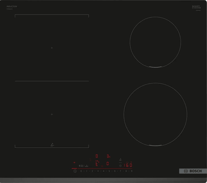 Bosch series 6 60cm combizone induction cooktop pvs631hc1e 60004161 1