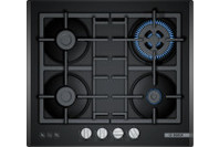 Bosch Series 4 60cm Tempered Glass Gas Cooktop Black