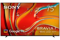 Sony 75" BRAVIA 7 Mini LED QLED 4K Ultra HD Google TV (2024)