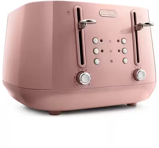 Cty4003pk   delonghi eclettica 4 slice playful pink toaster %283%29