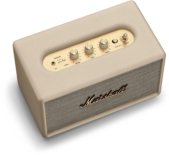 251683   marshall acton iii wireless bluetooth speaker cream %284%29