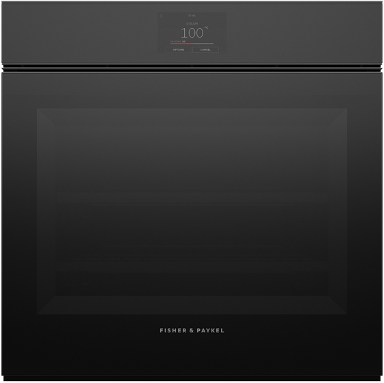 Os60smtnb1   fisher   paykel series 11 60cm 23 function combination steam oven black glass %281%29