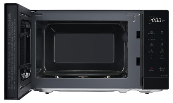 Nn st22qbqpq panasonic 20l microwave 800w non inverter black %282%29
