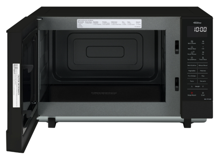 Nn sf56qbqpq panasonic 27l microwave 1000w flatbed inverter black %284%29