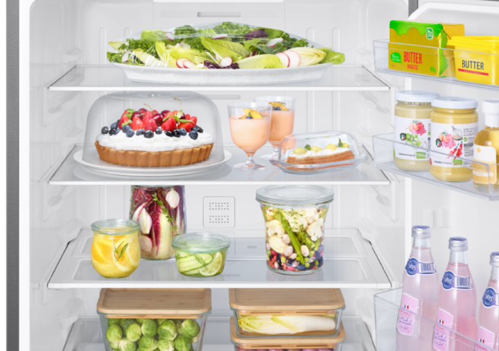 Srl4200b samsung 427l bottom mount fridge freezer black %286%29