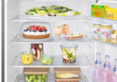 Srl4200b samsung 427l bottom mount fridge freezer black %286%29