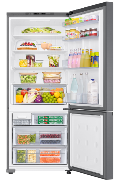 Srl4200s samsung 427l bottom mount fridge freezer silver %285%29