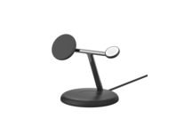 Belkin BoostCharge Pro 3-in-1 Magnetic Wireless Charging Stand with Qi2 15W - Black