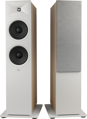Jbl280fwht   jbl stage 280f 2.5 way dual 8 inch floorstanding speaker white %281%29