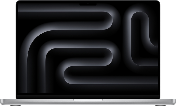 Macbook pro 14 in m4 silver pure front screen  usen