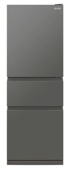 Mr cx328ex ag a   mitsubishi 328l bottom mount multi drawer fridge   right hinge   gunmetal
