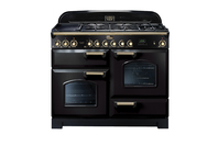 Falcon Classic 110 Deluxe Black Brass - Dual Fuel/Gas