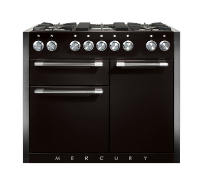 Rs16811 mercury 1082 dual fuel in matt black with polished stainless steel trim