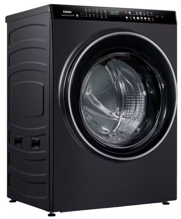 Hwdx1590ctb1 haier 15kg front loading washing machine   9kg condenser dryer combo   black %283%29