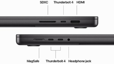 Mrw13x a   apple 16 macbook pro m3 pro chip with 12%e2%80%91core cpu and 18%e2%80%91core gpu 18gb 512gb ssd space black %284%29