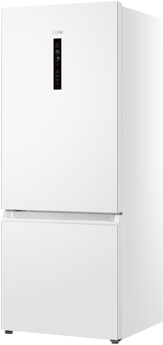 Hrf318bw   haier 309l 500 series bottom mount fridge freezer white %283%29