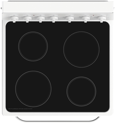 Hor60s9cerw1   haier 60cm 300 series freestanding ceramic cooker white %283%29