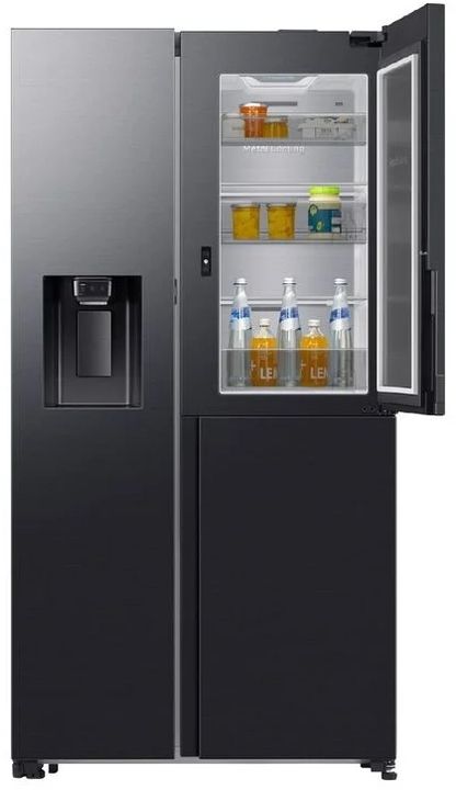 Srs6250s   samsung 627l side by side food showcase fridge freezer dark stainless %284%29