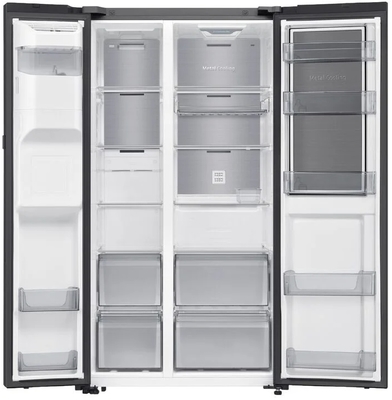 Srs6250s   samsung 627l side by side food showcase fridge freezer dark stainless %285%29