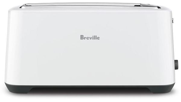 Bta380wht breville lift look 4 slice slot toaster white